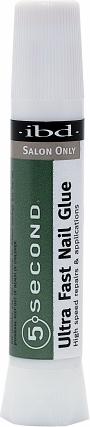 Actual product image IBD 5 Second Ultra Fast Glu (Nail glue, White)