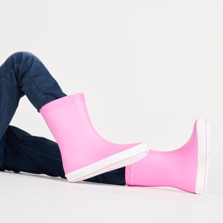 Actual product image Tribord Rubber boots rain boots children sailing 100 pink (35)