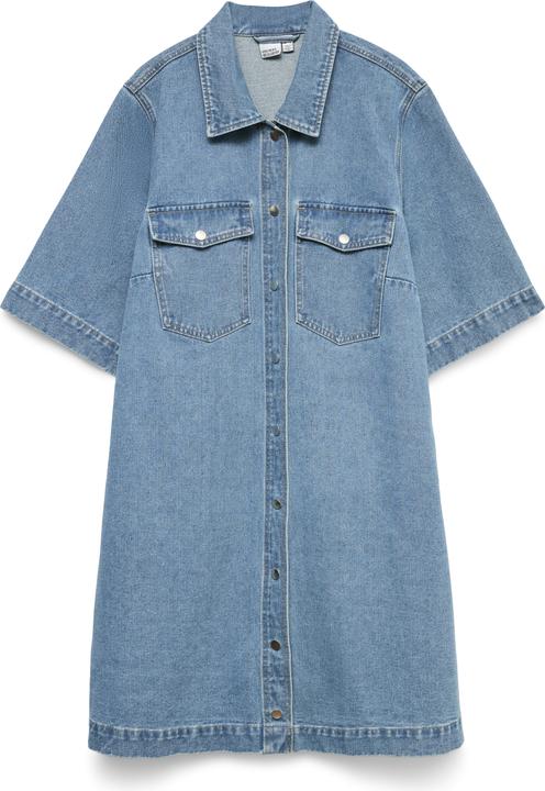 Vero Moda VMCFENJA Kurzes Kleid Jeanskleid