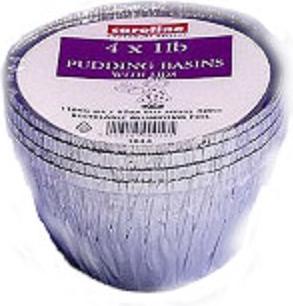 Image du produit Moule à pudding en aluminium avec couvercle (4 pièces)