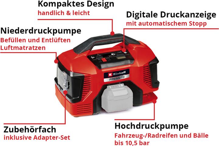 Produktbild Einhell Pressito 18/21 (10 Bar, 21 l)