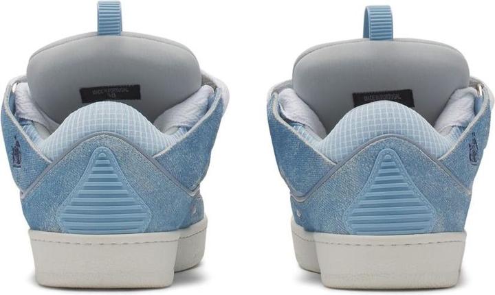 Produktbild Lanvin curb sneakers in leather and mesh color denim blue (42)