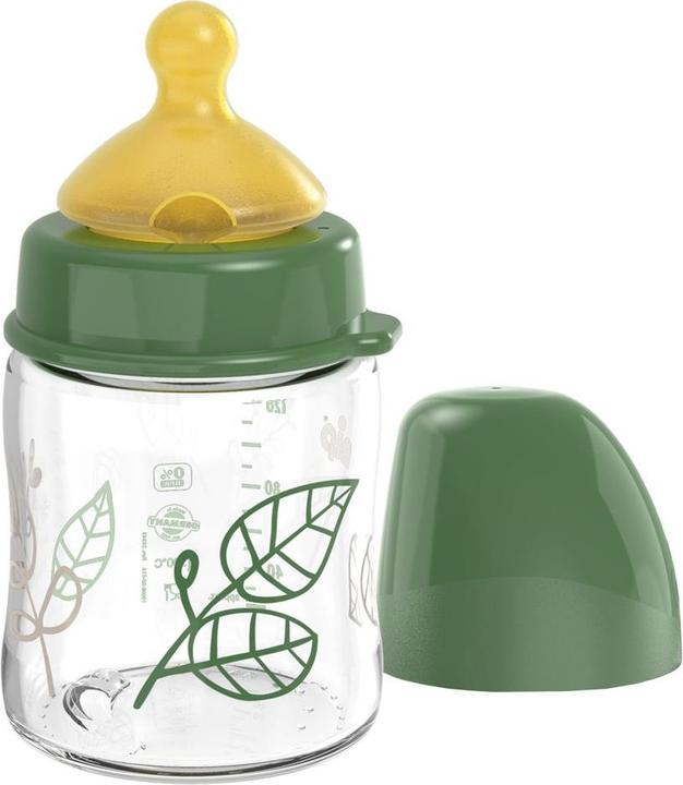 Actual product image NIP Wide Neck Bottle 'Cherry Green' Boy (120 ml)