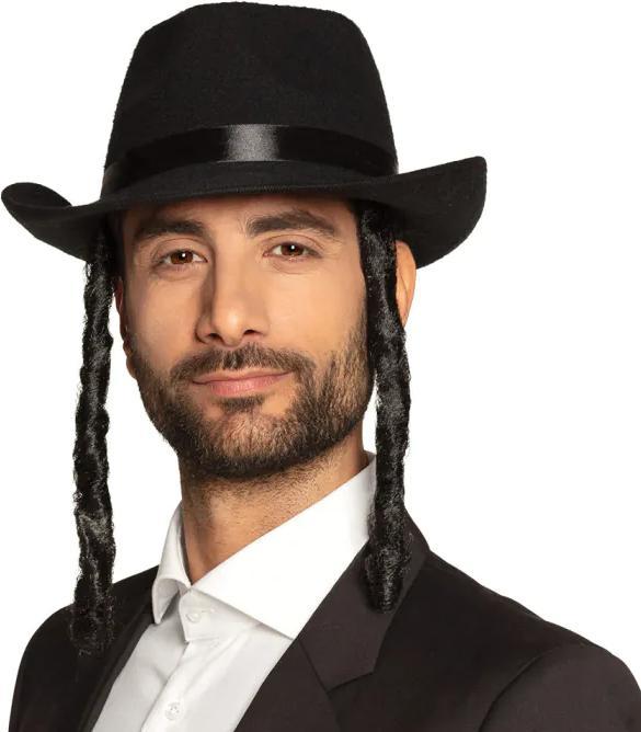 Image du produit Boland Chapeau de Rabbin David : Avec des boucles