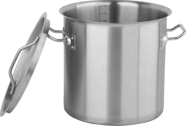 Produktbild Yato HOHER BECHER MIT EDELSTAHLDECKEL, 25X25 12L (25 cm, Kochtopf, Edelstahl)