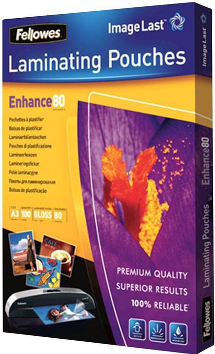 Actual product image Fellowes Enhance 80 (A3, 100 Piece, 80 µm)