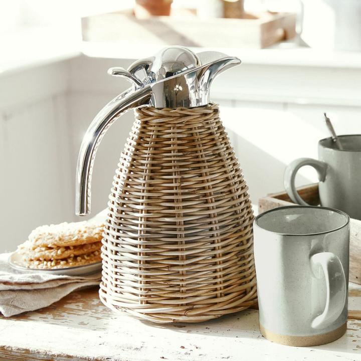 Image du produit Loberon Thermos Senta marron/argenté (1 l)