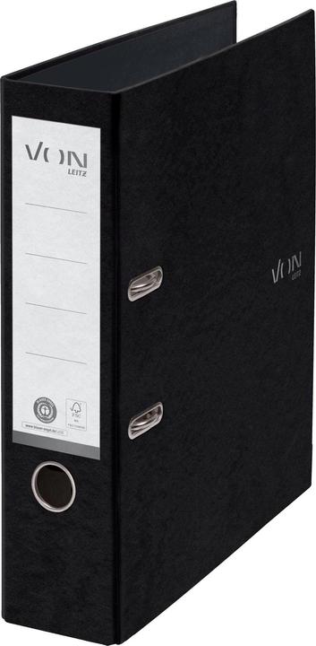 Actual product image von Hallers Folder 8 cm, Black (A4, 80 mm, 1 Piece)