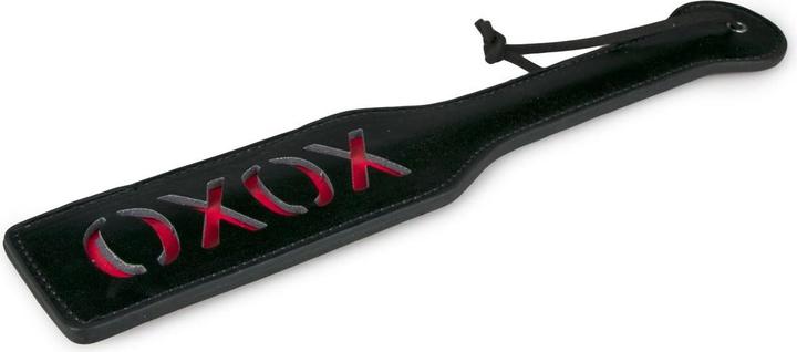 Image du produit Fetish Collection Zwarte Leren Paddle XOXO (pagaie noire)