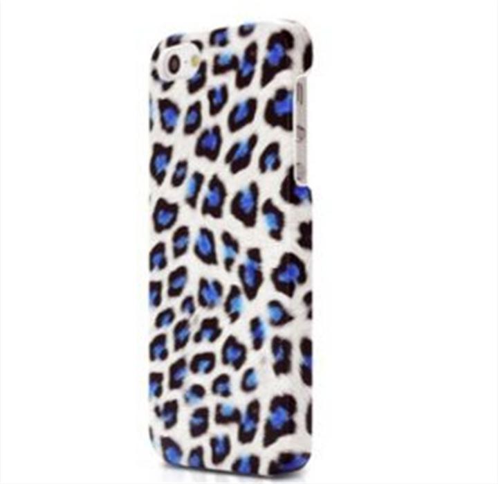 Produktbild Ultra Case Wild Cat Case für iPhone 5/5S/SE Leopardenmuster Weiss/Blau (Apple iPhone 5, Apple iPhone 5s)
