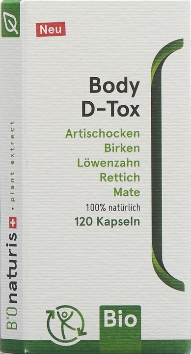 Actual product image B'Onaturis Body D-Tox Bio Caps (120 Piece, Capsules, 80 g)