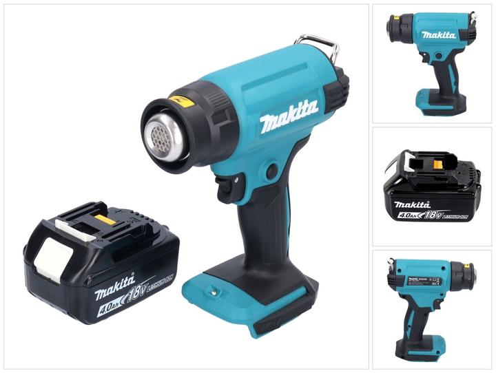 Actual product image Makita DHG 180 M1 Battery hot air gun 18 V 550 °C + 1x battery 4.0 Ah - without charger