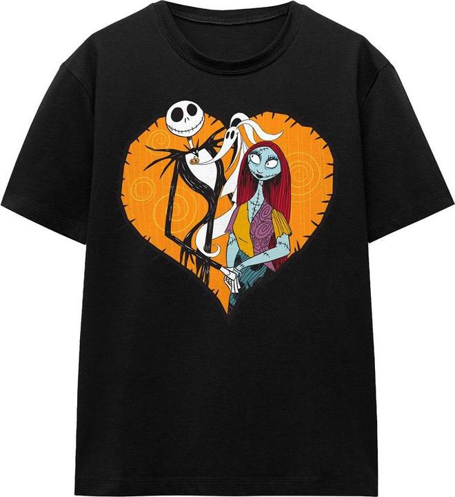 Immagine prodotto The Nightmare Before Christmas Maglietta Jack Sally Cuore Adulto Unisex (XL)