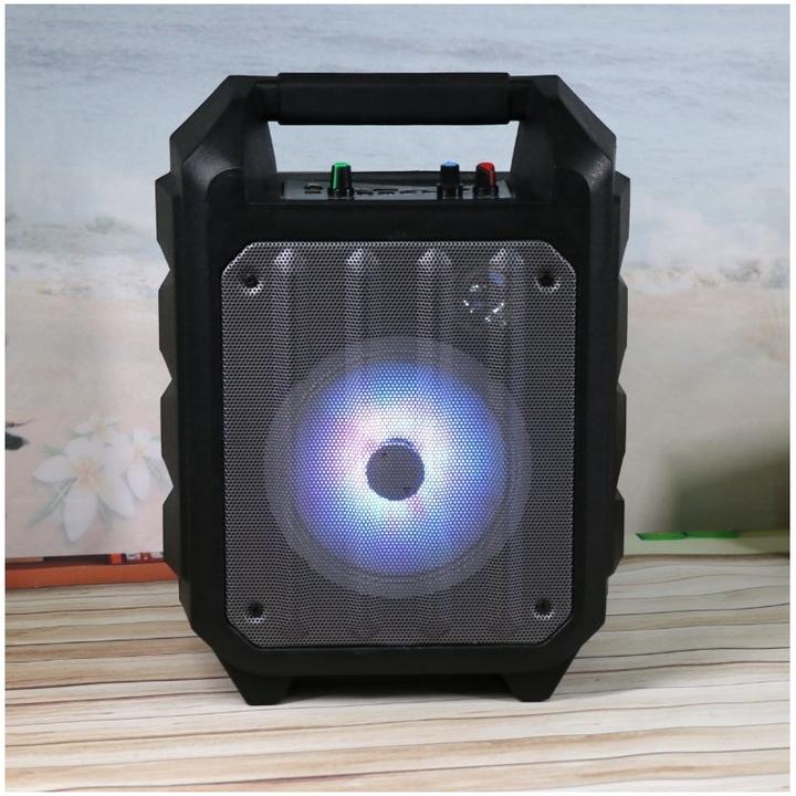 Actual product image Omega OG82B black speaker (Rechargeable battery operated)
