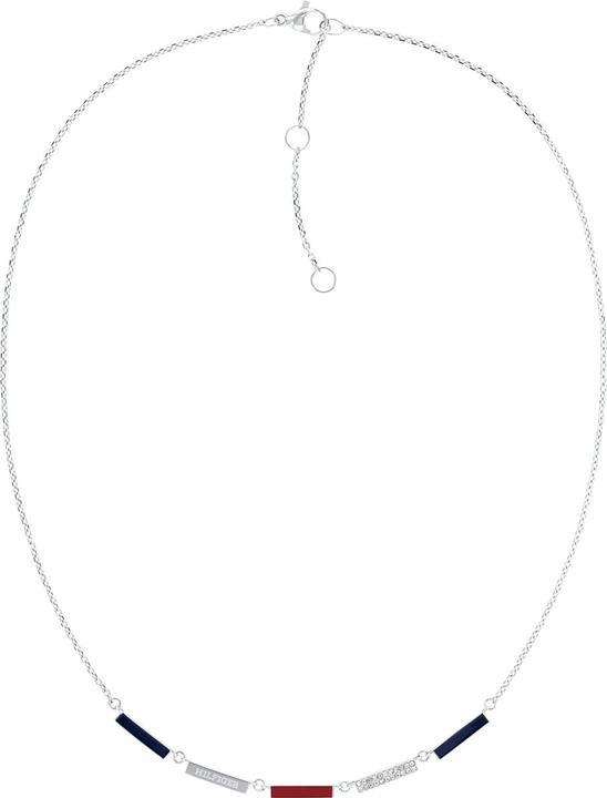 Actual product image Tommy Hilfiger Layered Enamel Necklace (Enamel, Stainless steel, 45 cm)
