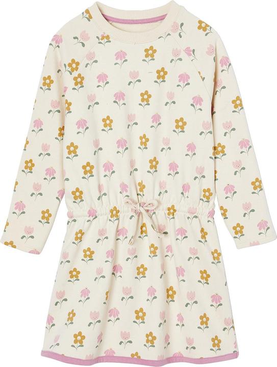 Actual product image Vertbaudet Girls' sweat dress with flowers (92)