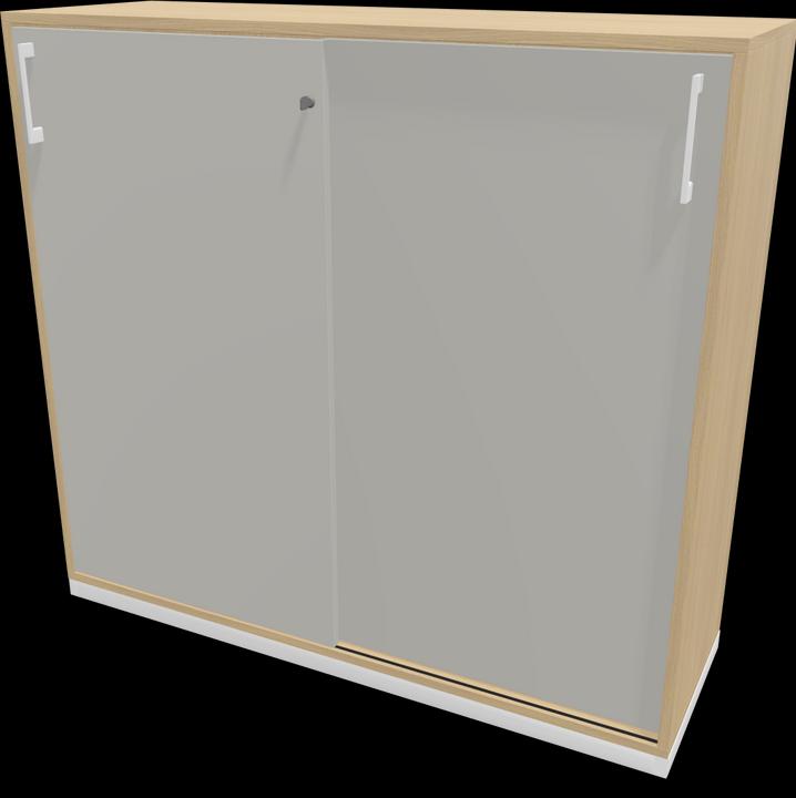 Rovere sbiancato, Grigio perla, Bianco