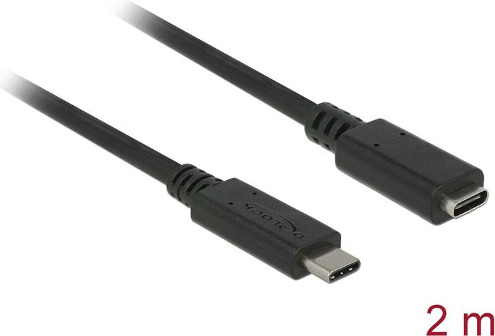 Delock SuperSpeed USB-C maschio - femmina (2 m, USB 3.1)