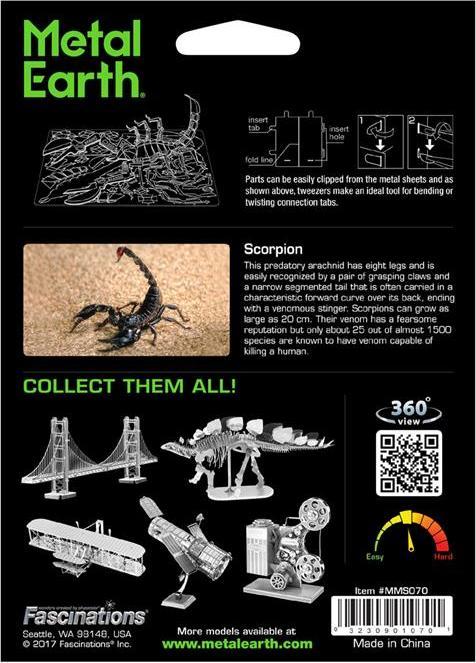 Produktbild Metal Earth Metall-Erde-Scorpion