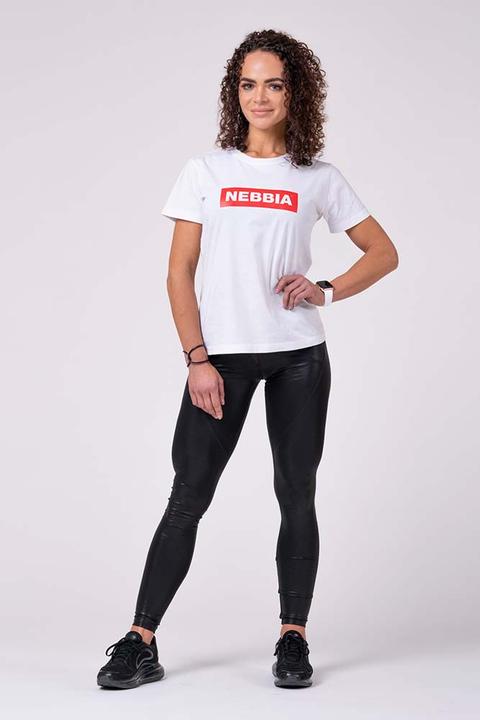 Actual product image Nebbia Women's Basic T-Shirt 592 White (M)