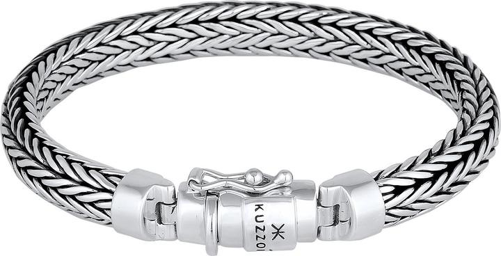 Kuzzoi Basic Armband, Twisted (21 cm, 925er Silber)