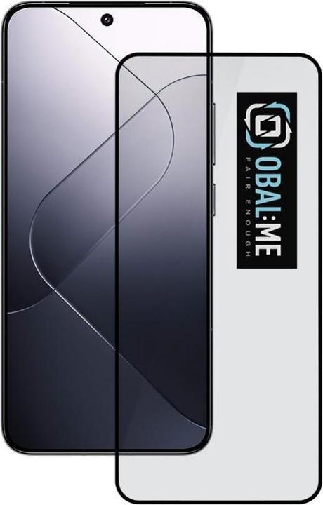 Image du produit - OBAL:ME Protecteur d'écran en verre 5D pour Xiaomi 14 Noir (1 pièce(s), Xiaomi 14)
