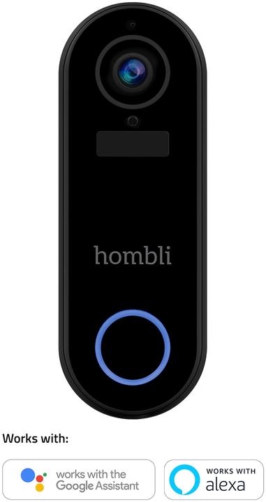 Image du produit Hombli Smart Doorbell 2 Promo-Pack (sonnette 2 + Chime 2) noir (WiFi)