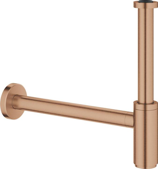 Actual product image Grohe Trap for washbasins 1 1/4" (warm sunset brushed) (Siphon mounting material, 1 1/4")