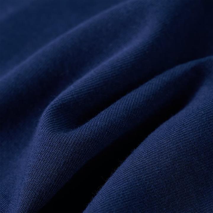 Actual product image VidaXL Children's long-sleeved shirt navy blue 92,Material: 95 % cotton (92)
