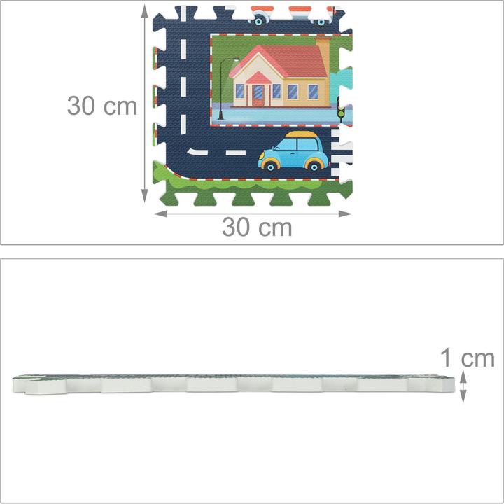 Actual product image Relaxdays Puzzle mat (30 x 30 x 1 cm)