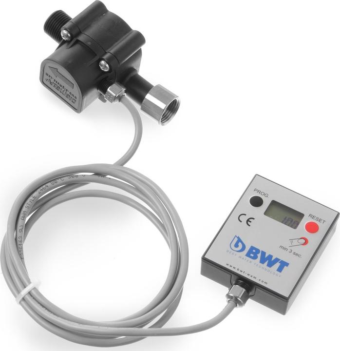 Actual product image BWT Hendi Water meter with digital indicator for water softeners and filters Water meter with digital in