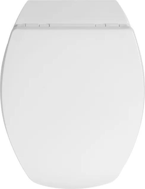 Actual product image Allibert wc-bril BACCARA - geperst hout - afklikbaar - antibacterieel - wit gelakt