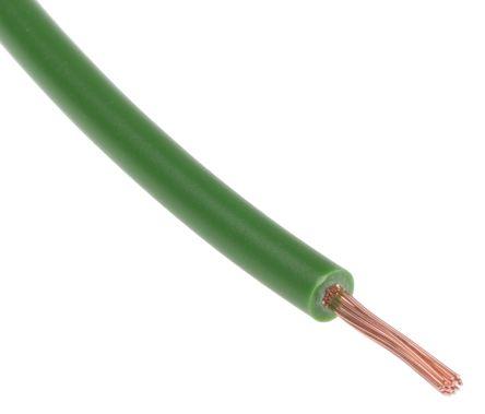 Immagine prodotto Rs Pro 1 mm² Einzeladerleitung Grün, 32 x 0,2 mm (100 m)