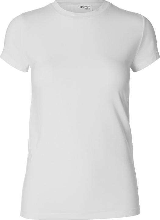 Selected Femme Slim Fit T-Shirt mit Rundhalsausschnitt