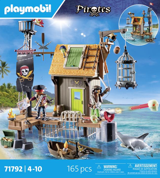 Produktbild Playmobil Piratenhafen mit Seeräuber-Gefängnis (71792, Playmobil Pirates)