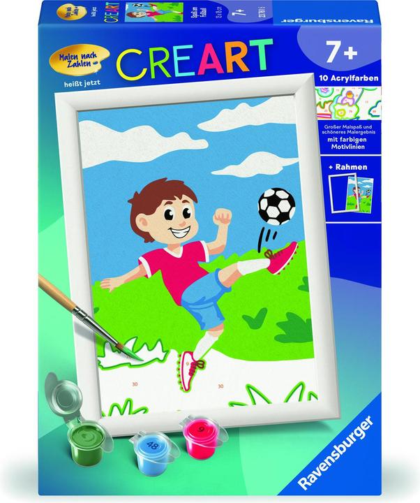 Image du produit Ravensburger Peinture par numéros 23761 - Le plaisir du football - Enfants à partir de 7 ans