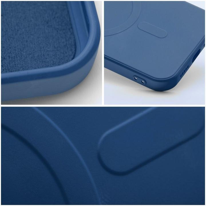 Image du produit OEM Back panel cover SILICONE MAG COVER case compatible with MagSafe for SAMSUNG A36 blue