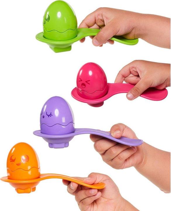 Actual product image Tomy Squeak eggs egg run set