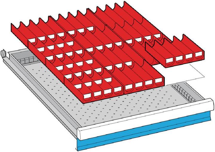 Produktbild Lista Einteilungs-Set für Schubladenmasse 459 x 612 mm