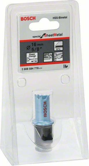 Immagine prodotto Bosch Professional Zubehör Sega a tazza per lamiere speciali, 16 mm, 5/8 di pollice (16 millimetri)