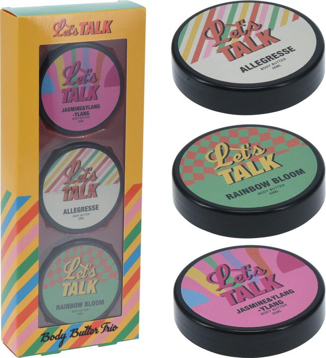 Produktbild Let's Talk Körperpflege Body-Butter-Set 3tlg. (Körperpflegeset)