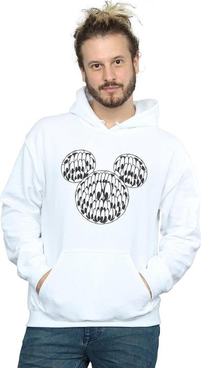 Actual product image Disney Mens Mickey Mouse Head Of Eyes Hoodie (XXL)