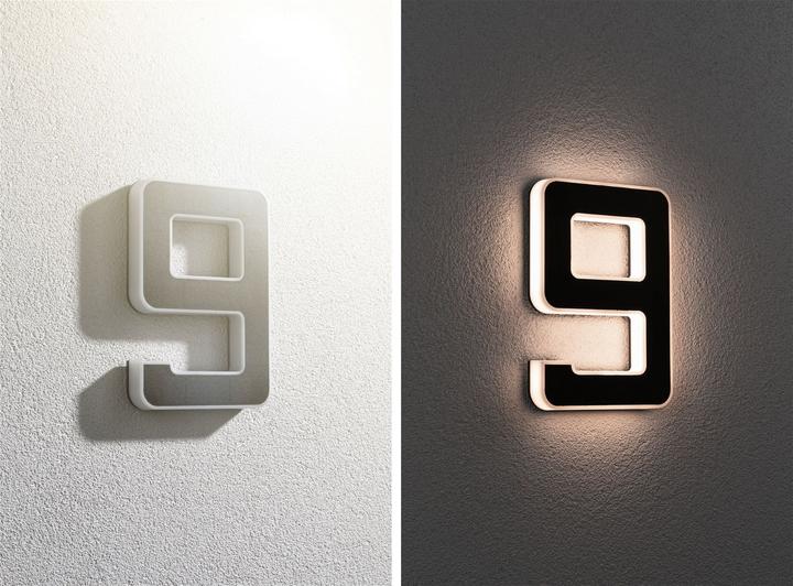 Actual product image Paulmann Solar house number (20 lm, IP44)