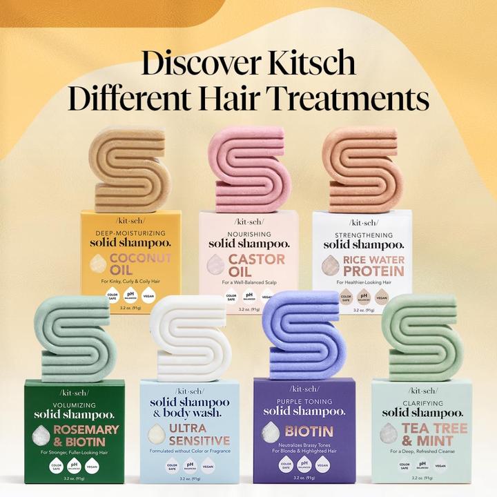 Produktbild Kitsch Festes Bar mit Kokosnussöl (Festes Shampoo)