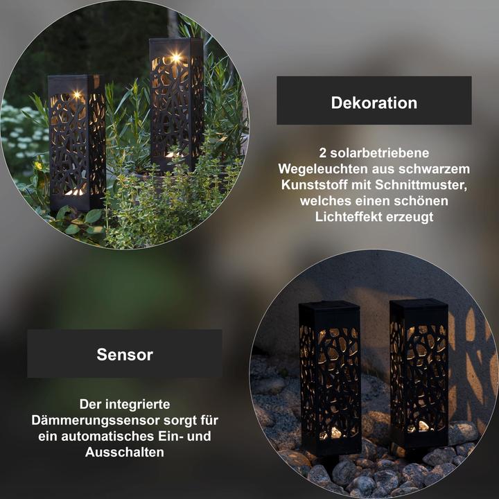 Actual product image Star Trading Decoration lamp SOLAR IZOLA, 2 pieces (IP44)