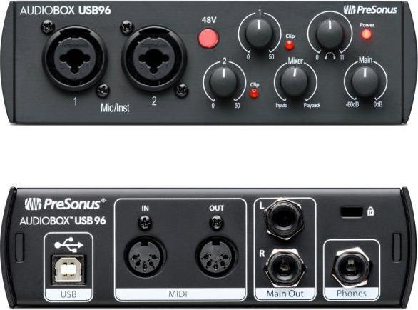 PreSonus Audiobox 96 Studio Bundle (USB)
