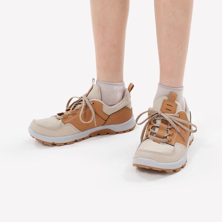 Produktbild Quechua Wanderschuhe Kinder Grösse 35–38 niedrig Schnürung Wandern - NH500 braun (37)