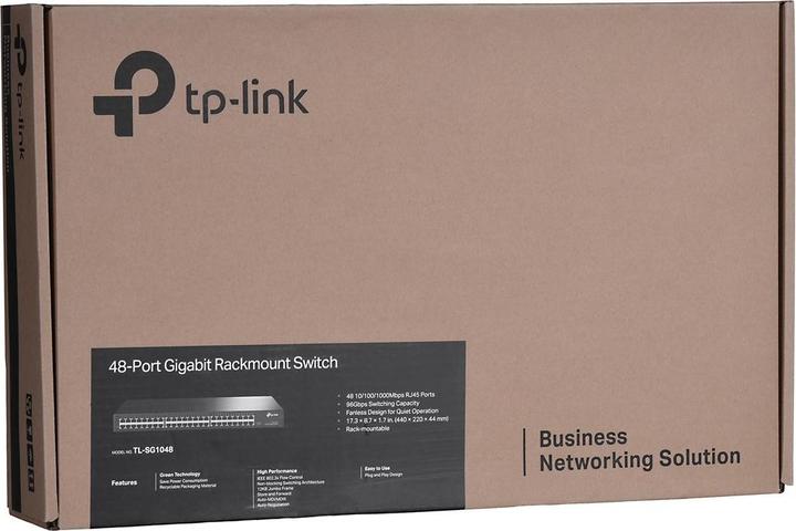Productafbeelding TP-Link TL-SG1048, 48-poorts Unmanaged Gigabit Switch (48 Havens)