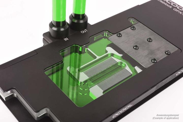 Actual product image Alphacool Ice Water Crystal Green UV (1000 ml, Ready-mix)