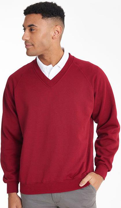 Immagine prodotto Maddins Felpa Pullover Coloursure con scollo a V (S, M, L, XL, XXL)